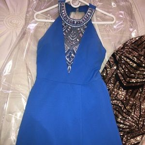 Blue prom dress!